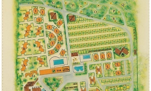 Plattegrond Camping Residence Punta Spin