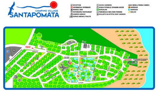 plattegrond Camping Santapomata